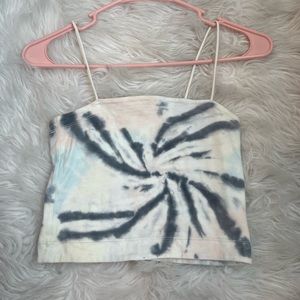 American eagle tye dye tube top